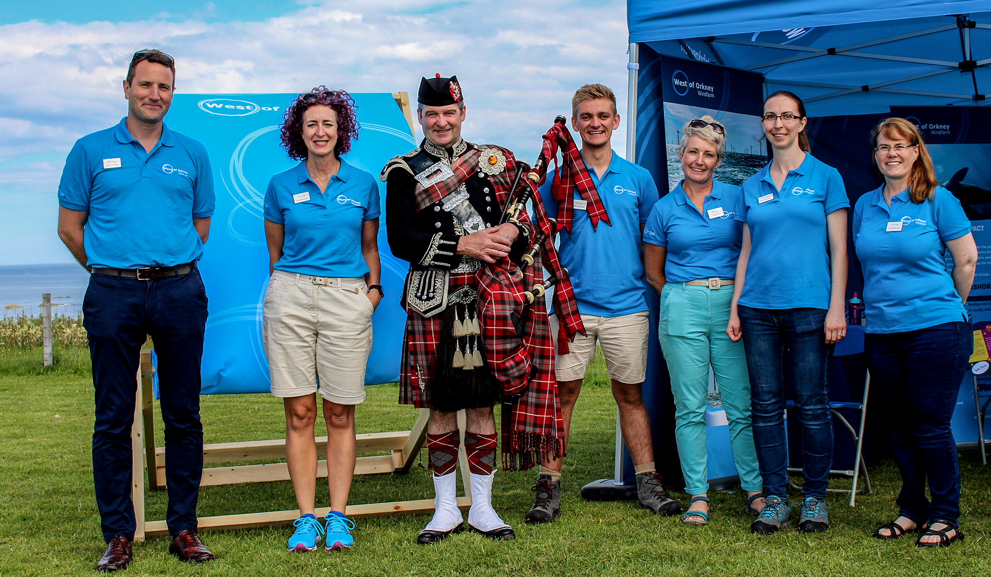 West of Orkney team at the Durness Highland Show, July 2022