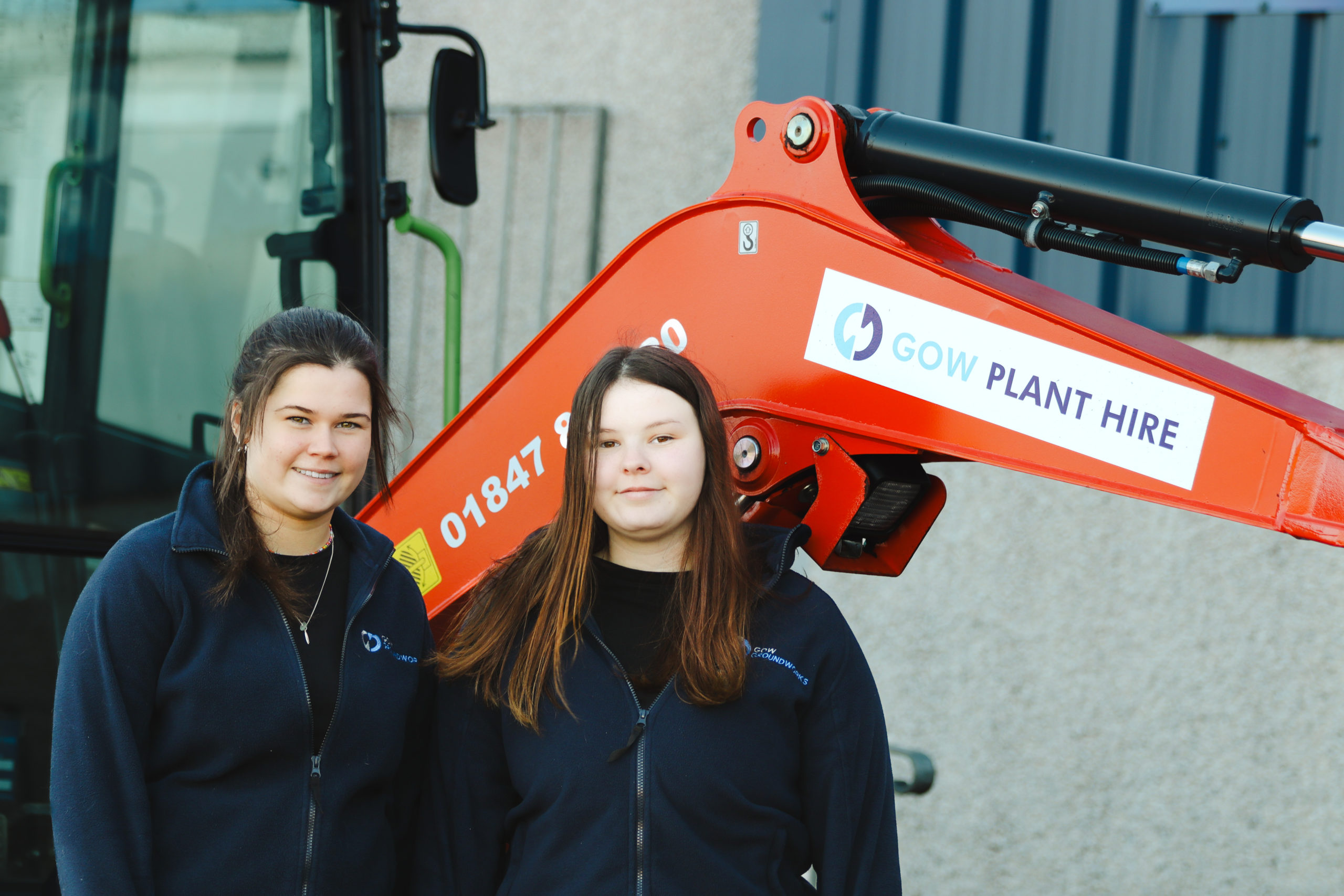 Business Administration Apprentices Skye Maccoll, Shona Kirk and Abigail Hooker, Gow Groundworks. Images by Niamh Ross Photography.