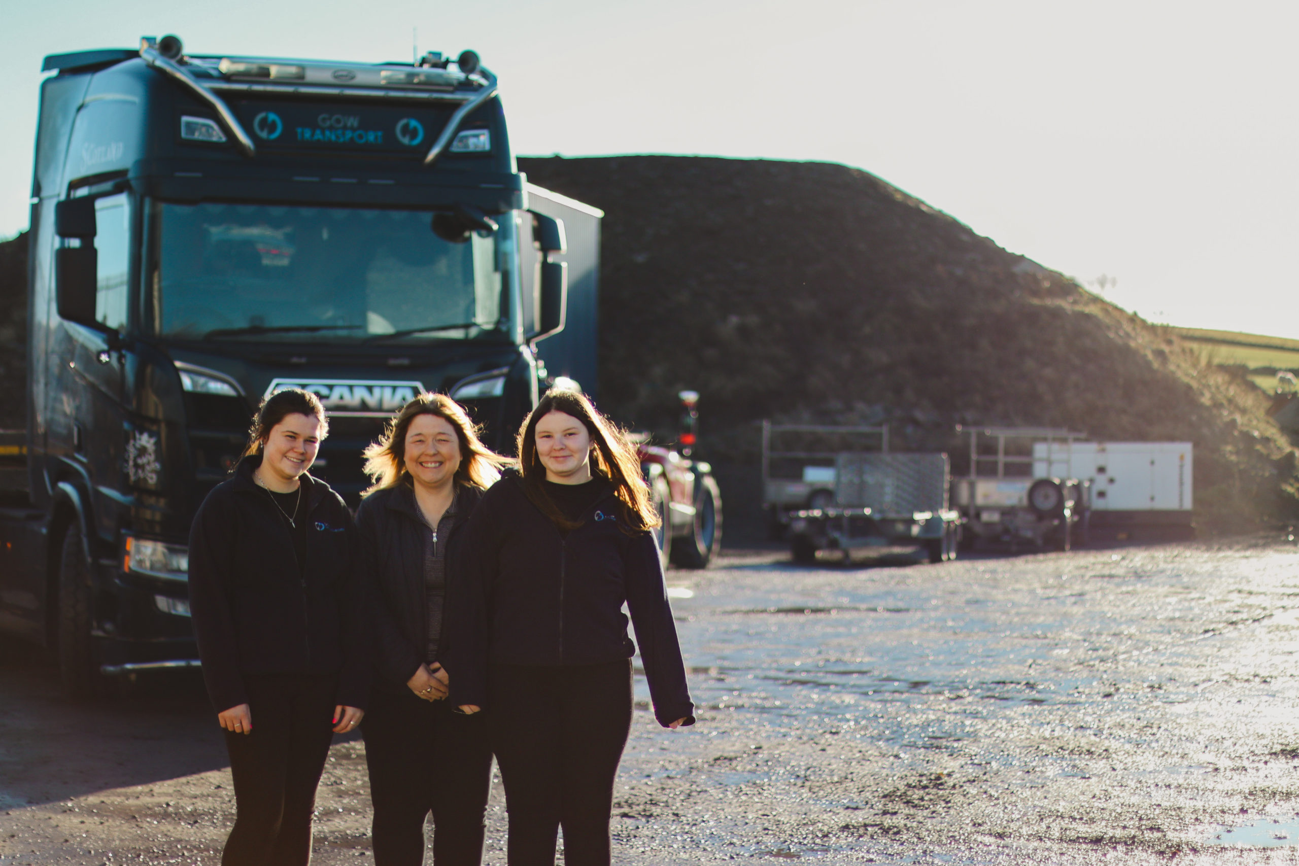 Business Administration Apprentices Skye Maccoll and Abigail Hooker, Gow Groundworks. Images by Niamh Ross Photography.